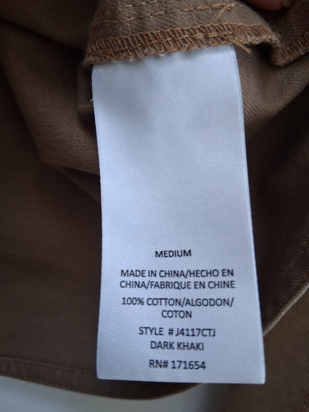 Thread & Supply Zola Barn Jacket Brown Medium Corduroy Collar Chore Utility Work - Picture 10 of 11
